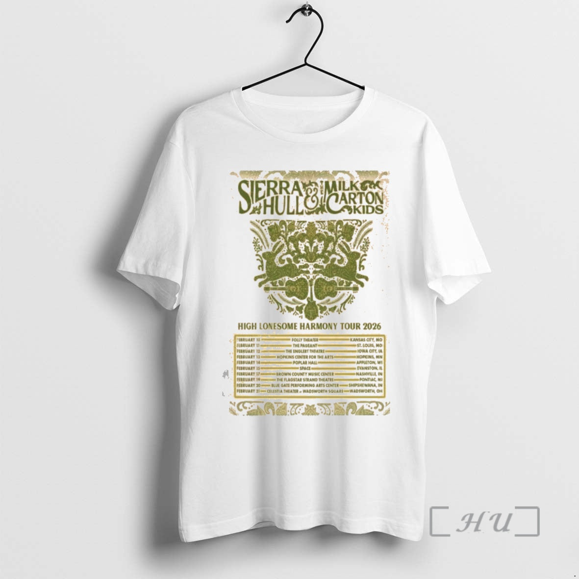 Officials Sierra Hull The Milk Carton Kids High Lonesome Harmony Tour 2026 Premium T Shirts Hoodie, Sweatshirt