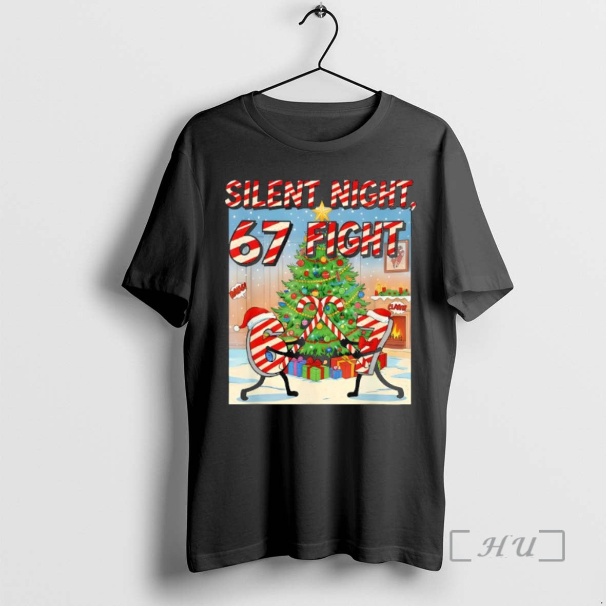 Officials Silent Night 67 Fight Christmas Cartoon T-Shirts, Hoodie, Sweatshirt | InkNestWear.com