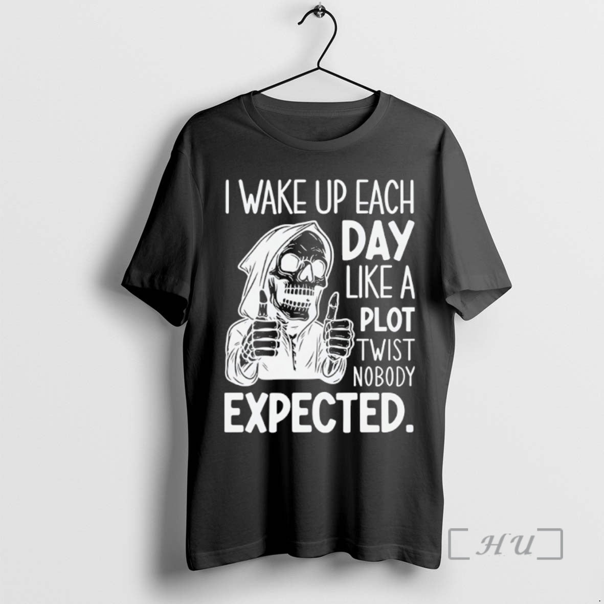 Officials Skeleton I Wake Up Each Day Like Plot Twist Nobody Expected Halloween T-Shirts, Hoodie, Sweatshirt