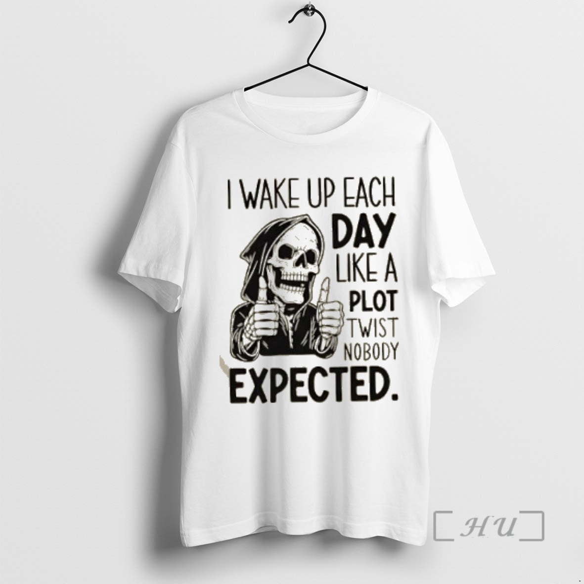 Officials Skeleton I Wake Up Each Day Like A Plot Twist Nobody Expected Premium T-Shirts, Hoodie, Sweatshirt