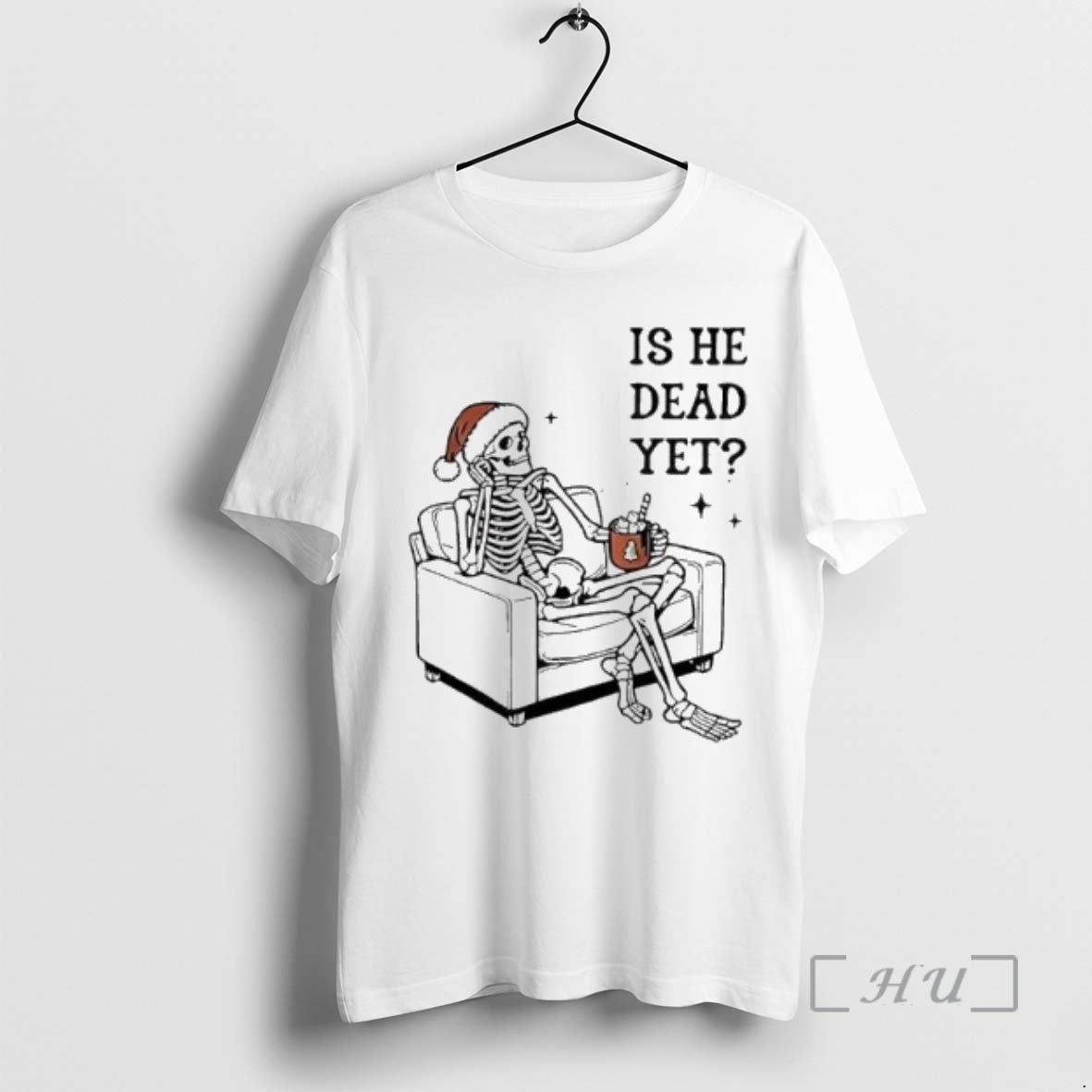 Officials Skeleton Santa Christmas Is He Dead Yet T-Shirts, Hoodie, Sweatshirt | InkNestWear.com