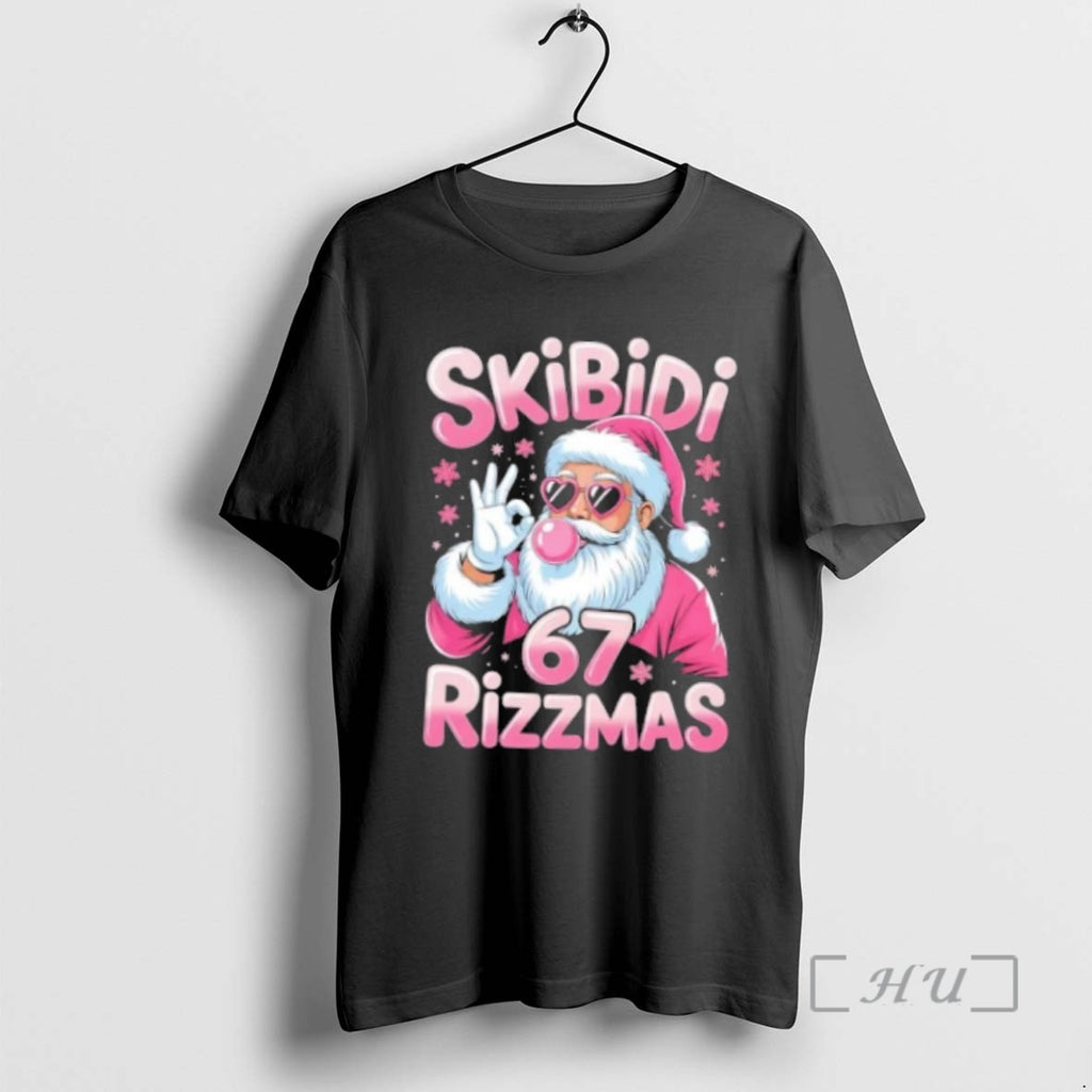 Officials Skibidi 67 Rizzmas Christmas 6 7 Santa T-Shirts, Hoodie, Sweatshirt | InkNestWear.com