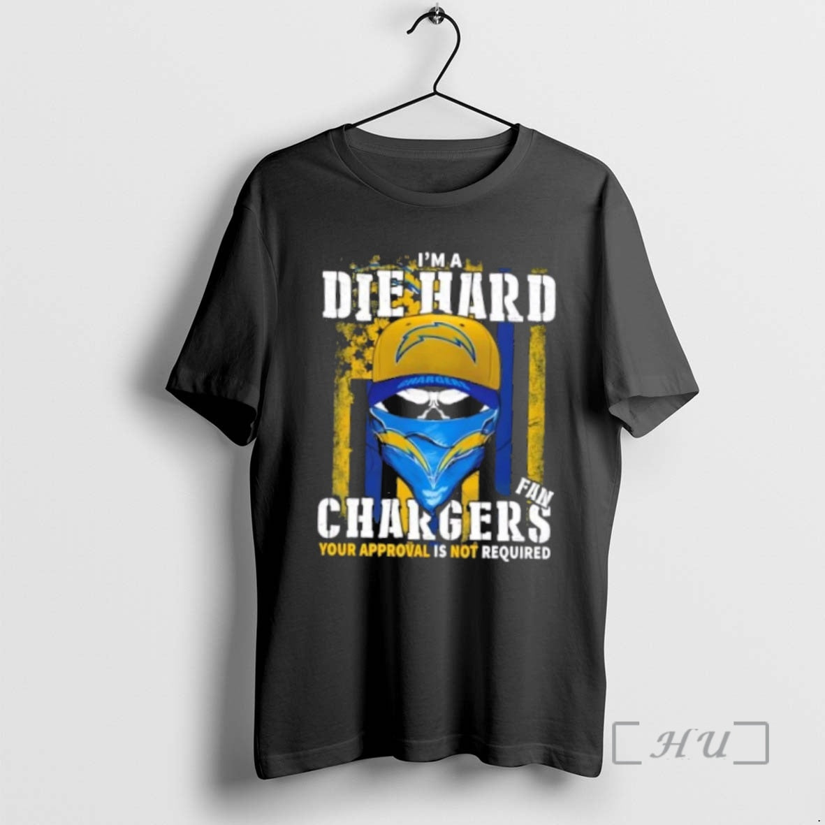 Officials Skull Im Die Hard Los Angeles Chargers Fan Your Approval Is Not Required T-Shirts, Hoodie, Sweatshirt
