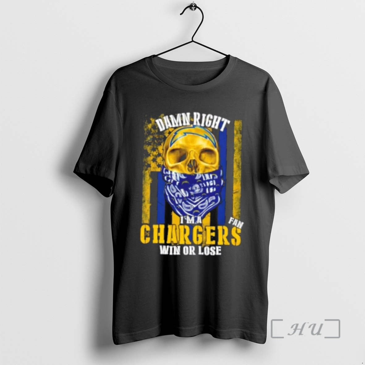 Officials Skull Damn Right Im A Los Angeles Chargers Fan Win Or Lose Us Flag T-Shirts, Hoodie, Sweatshirt | InkNestWear.com
