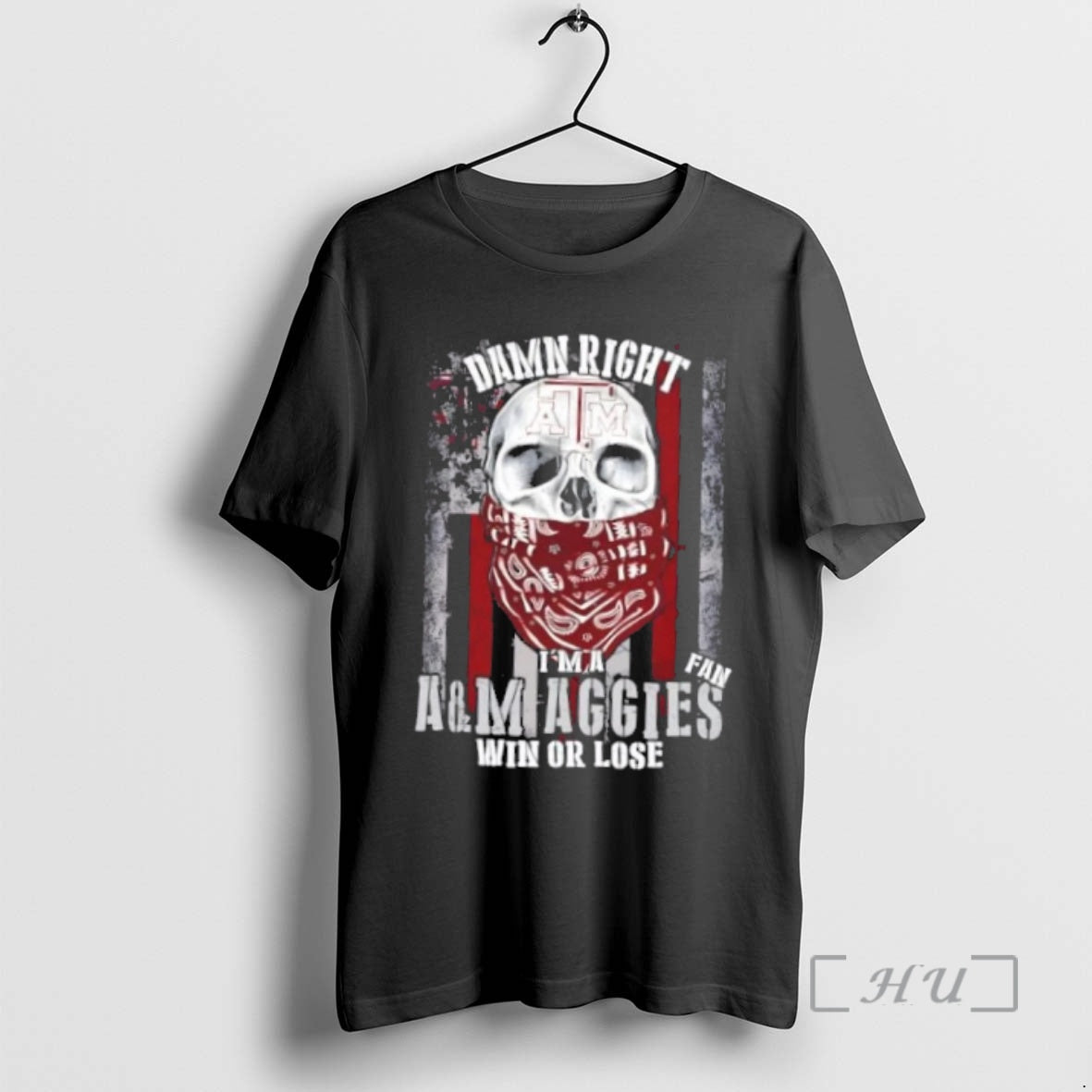 Officials Skull Damn Right Im A Texas Am Aggies Fan Win Or Lose Us Flag T-Shirts, Hoodie, Sweatshirt | InkNestWear.com