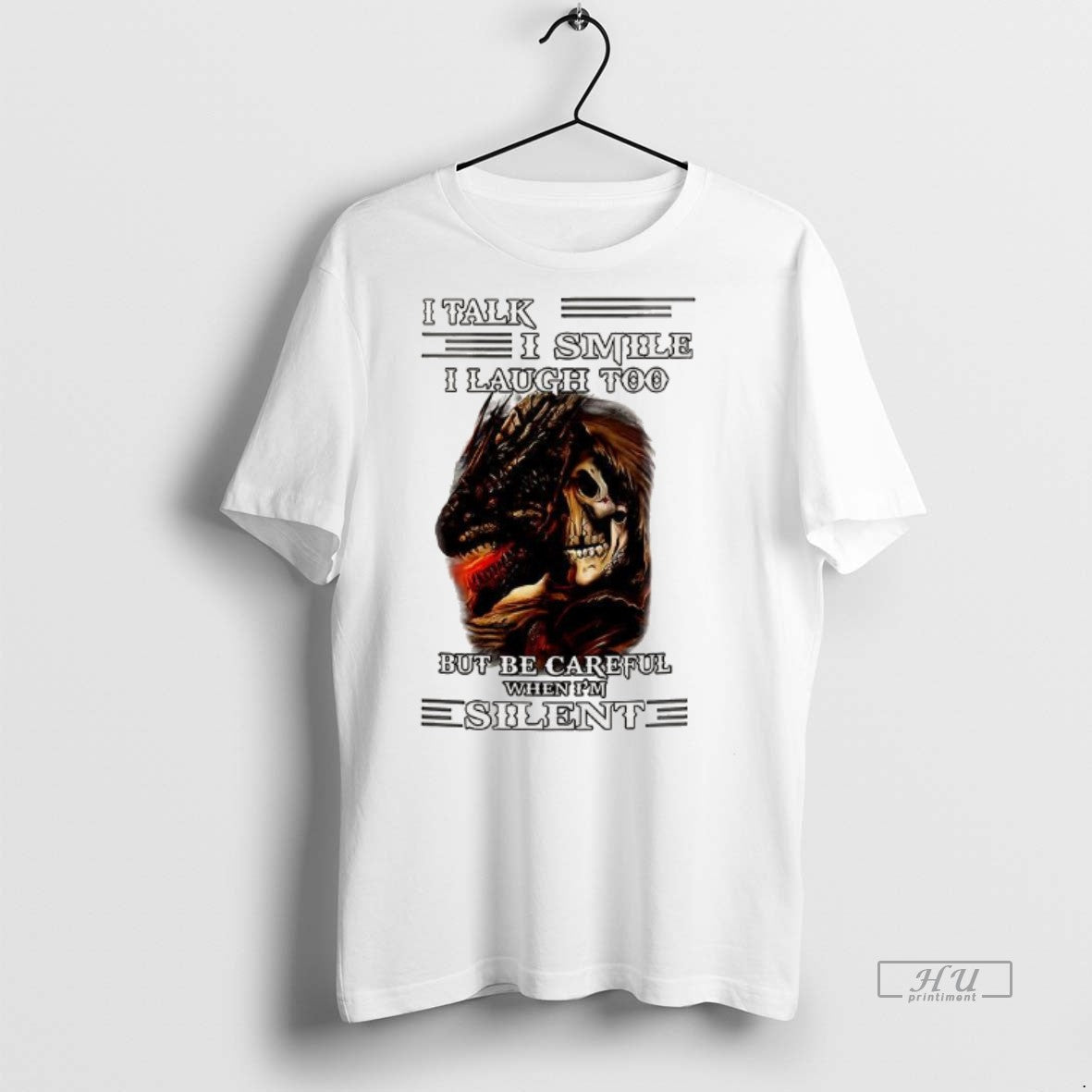 Officials Skull Dragon I Talk I Smile I Laugh Too But Be Careful When Im T-Shirts, Hoodie, Sweatshirt | InkNestWear.com