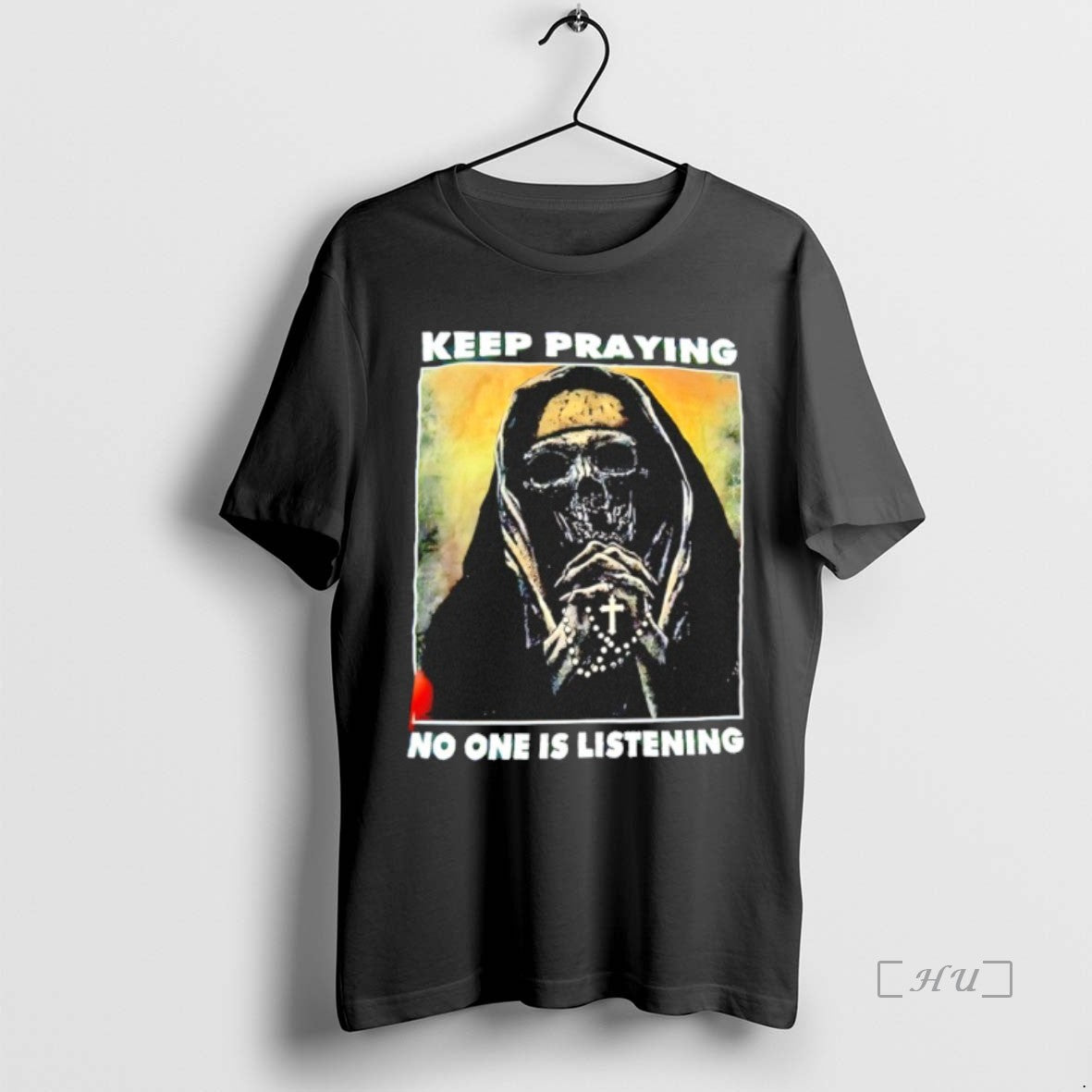 Officials Skull Keep Praying No One Is Listening T-Shirts, Hoodie, Sweatshirt | InkNestWear.com