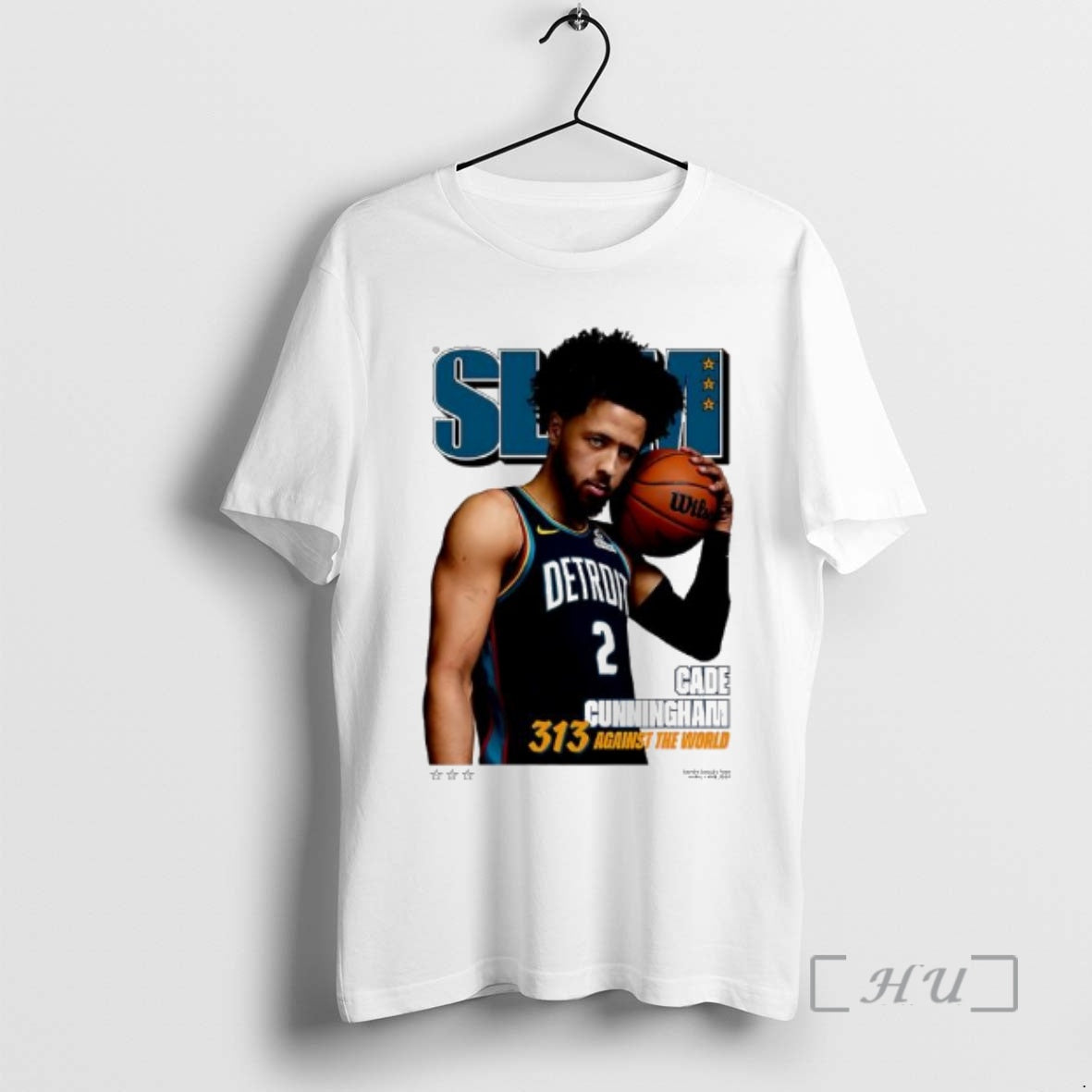 Officials Slam Cade Cunningham Pistons 313 Against The World T-Shirts, Hoodie, Sweatshirt | InkNestWear.com