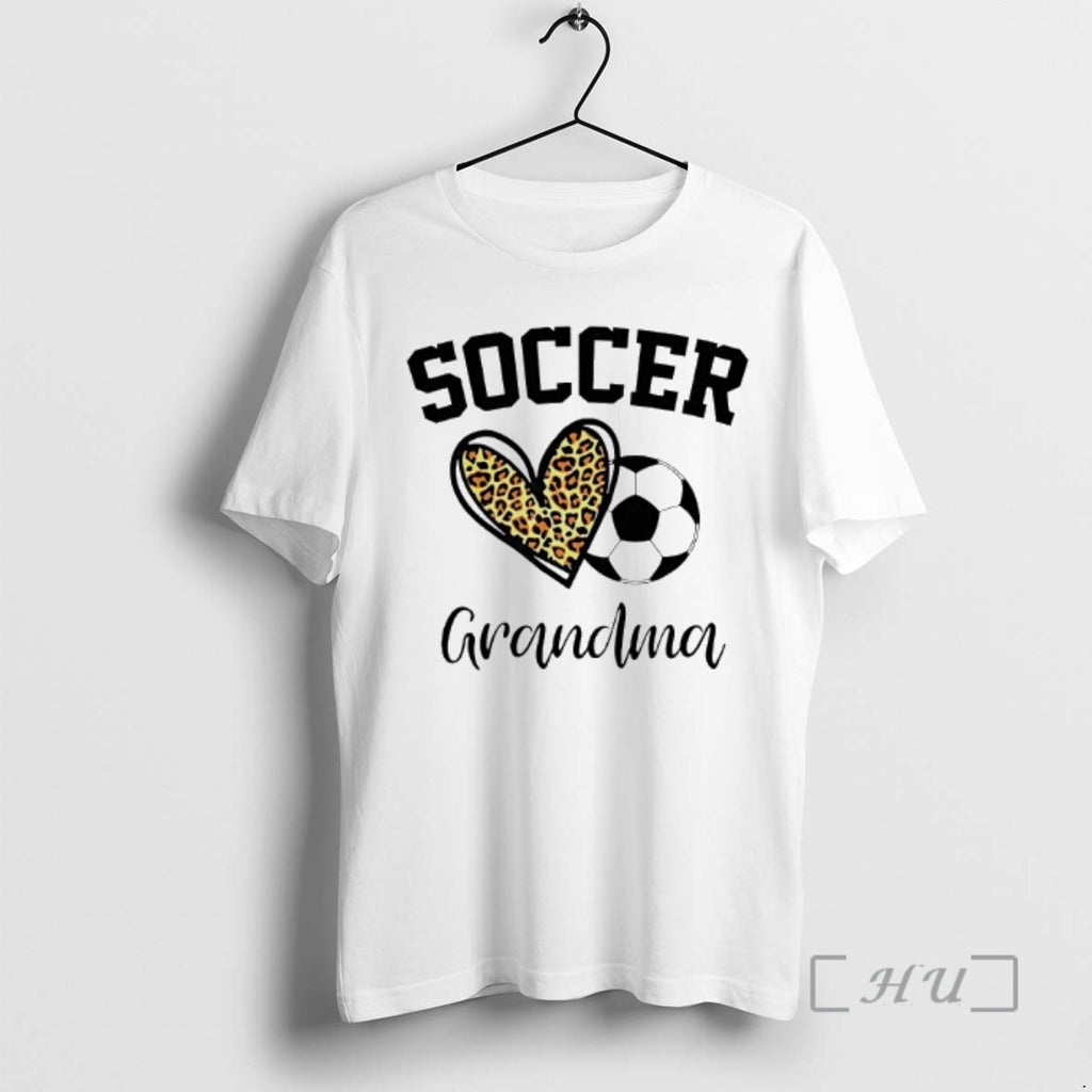 Officials Soccer Grandma Leopard Heart T-Shirts, Hoodie, Sweatshirt | InkNestWear.com