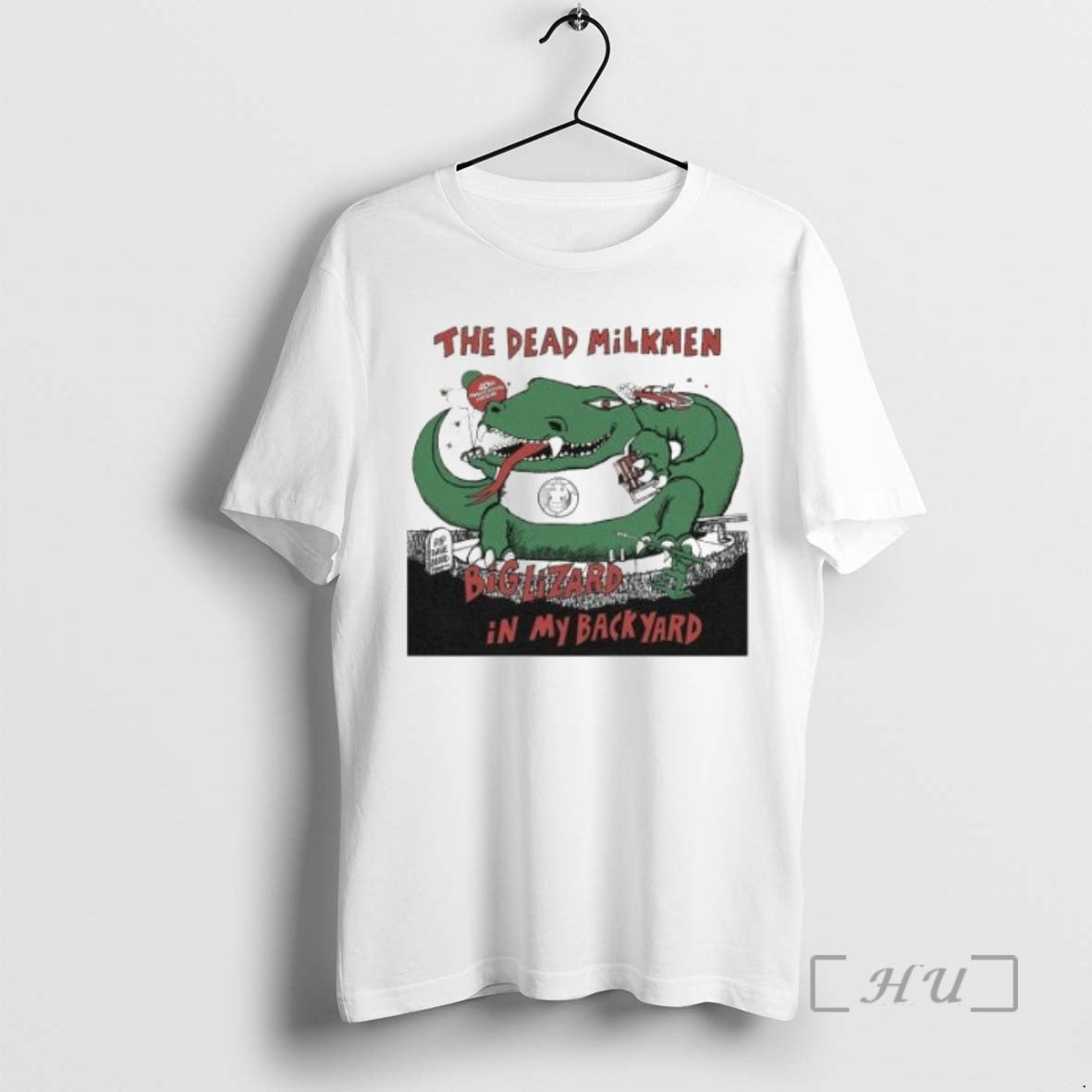 Officials Some Dead Milkmen Big Lizard 40th Anniversary Circle White T-Shirts, Hoodie, Sweatshirt | InkNestWear.com
