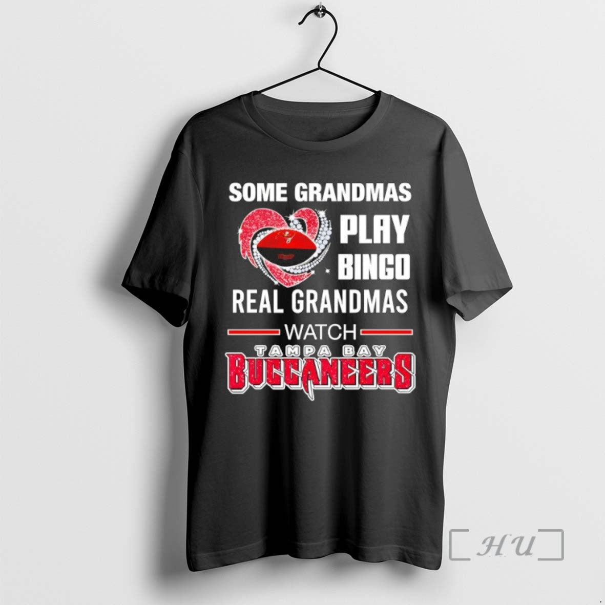 Officials Some Grandmas Play Bingo Real Grandmas Watch Tampa Bay Buccaneers Diamond Heart T-Shirts, Hoodie, Sweatshirt