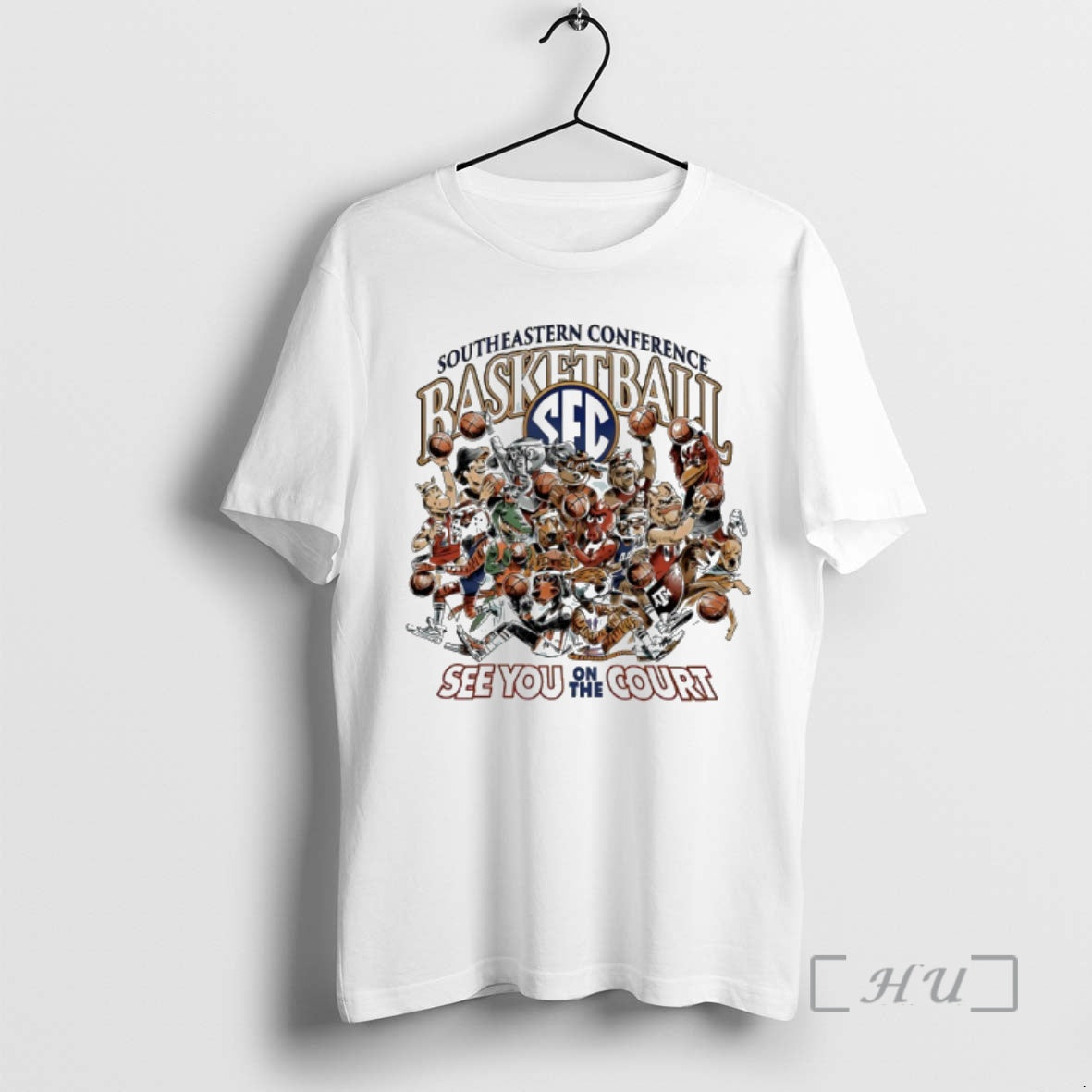Officials Southeastern Conference See You On The Court Mississippi State Sec Ballers Mascot Premium T-Shirts, Hoodie,...
