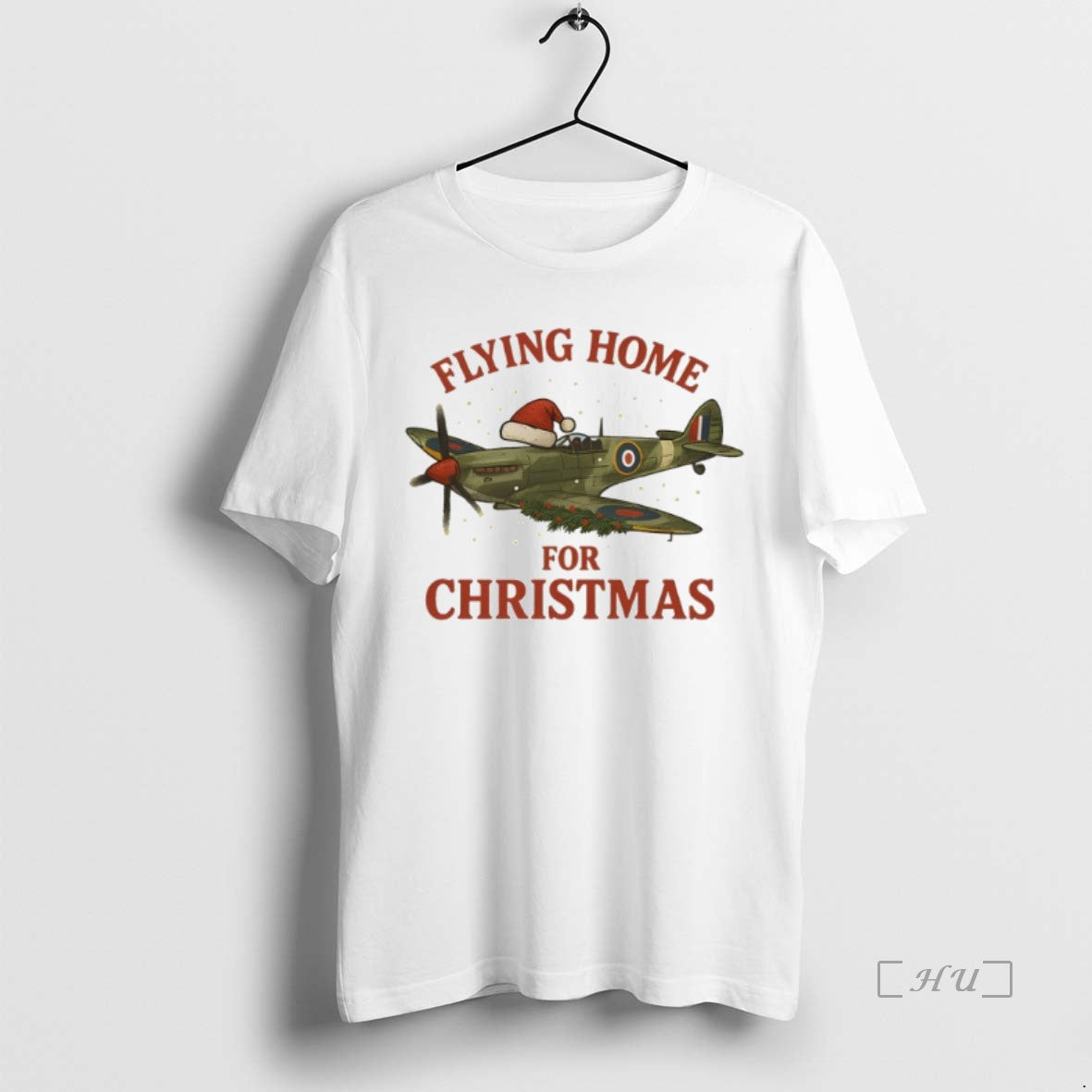 Officials Spitfire Flying Home For Christmas T-Shirts, Hoodie, Sweatshirt | InkNestWear.com