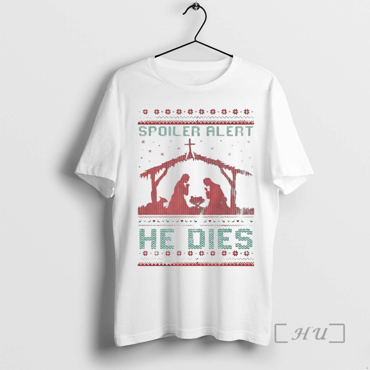 Officials Spoiler Alert He Dies Jesus Christmas T-Shirts, Hoodie, Sweatshirt | InkNestWear.com