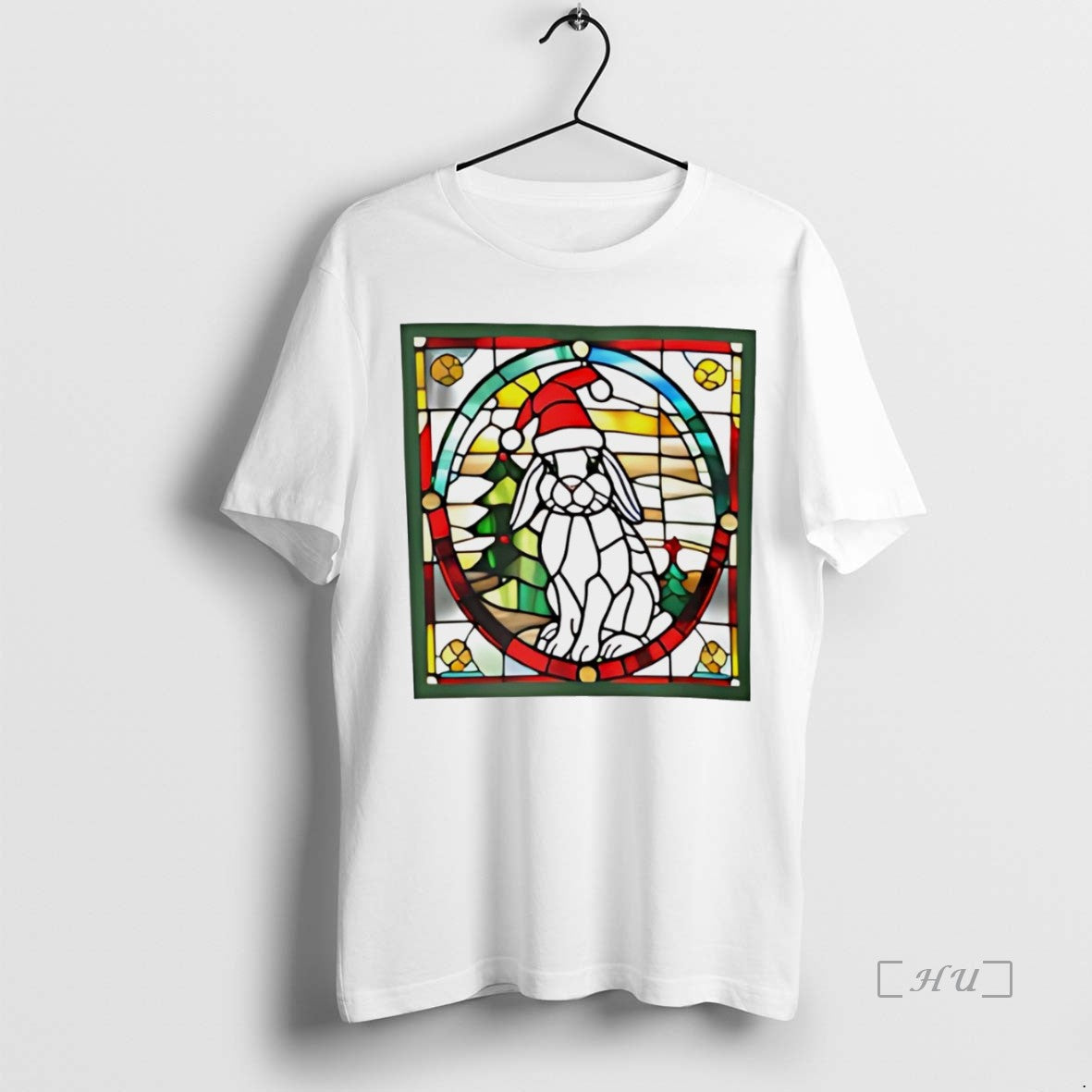 Officials Stained Glass Hohoho 2 Christmas White T-Shirts, Hoodie, Sweatshirt | InkNestWear.com