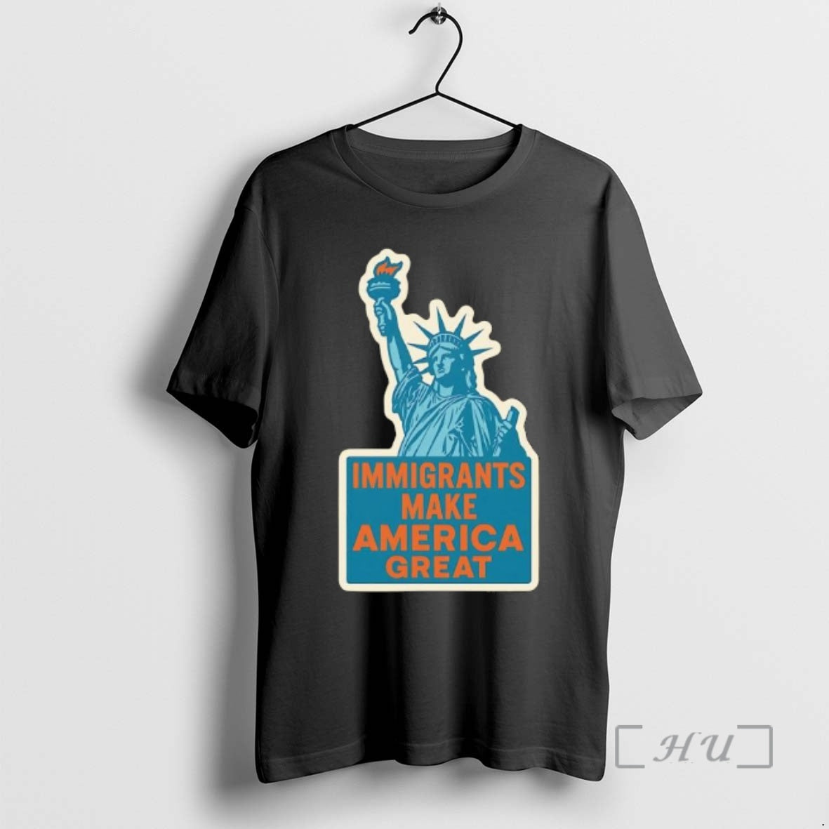 Officials Statue Of Liberty Immigrants Make America Great T-Shirts, Hoodie, Sweatshirt | InkNestWear.com
