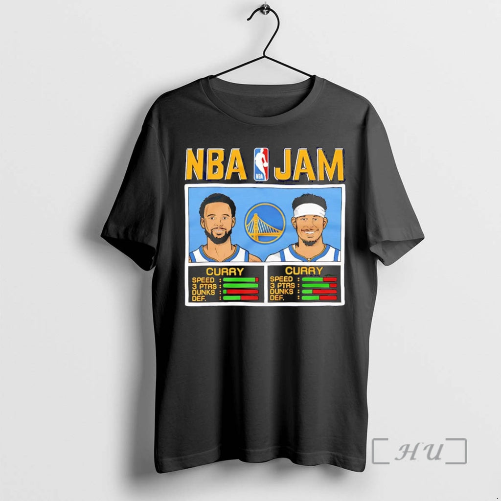 Officials Stephen And Seth Curry Nba Jam Golden State Warriors T-Shirts, Hoodie, Sweatshirt | InkNestWear.com