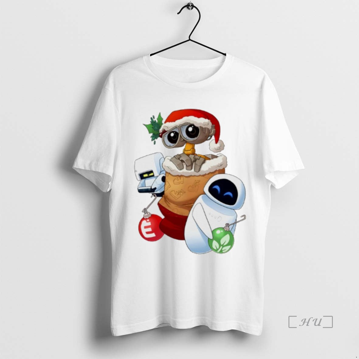 Officials Stocking Stuffer Robot Friends Wall E Eve Christmas T-Shirts, Hoodie, Sweatshirt | InkNestWear.com