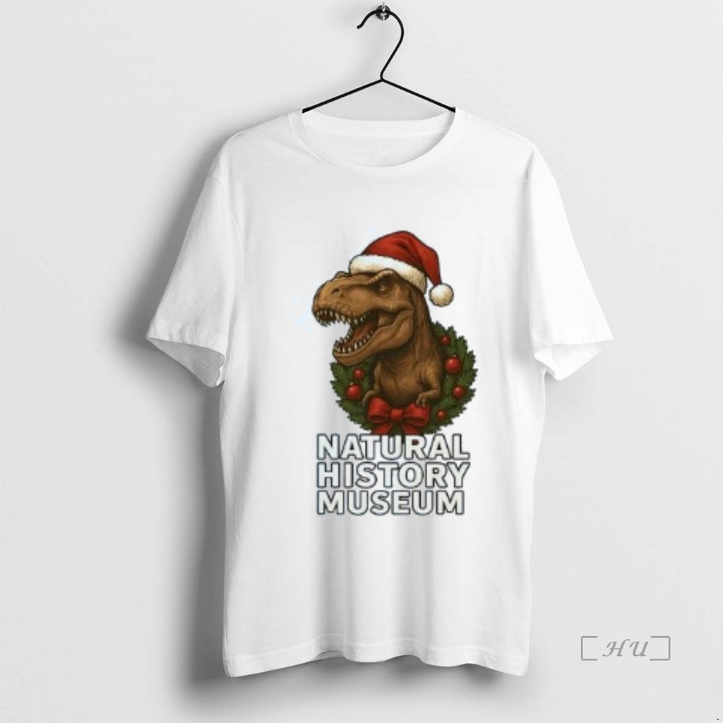 Officials T Rex Natural History Museum Christmas T-Shirts, Hoodie, Sweatshirt | InkNestWear.com