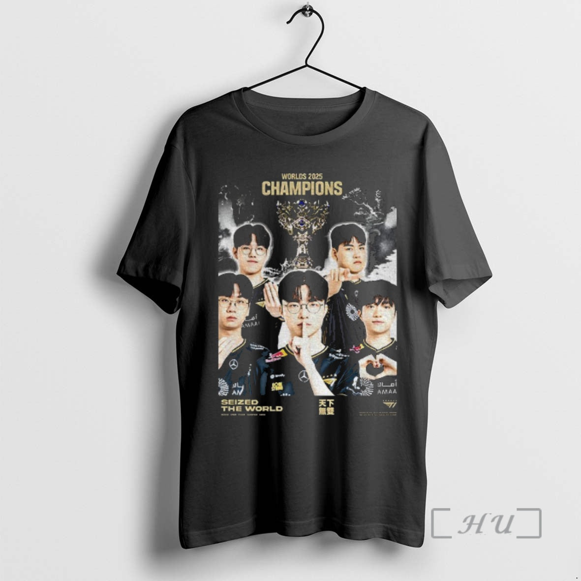 Officials T1 Seized The World League Of Legends Champion T1 World Champions 2025 Premium T-Shirts, Hoodie, Sweatshirt