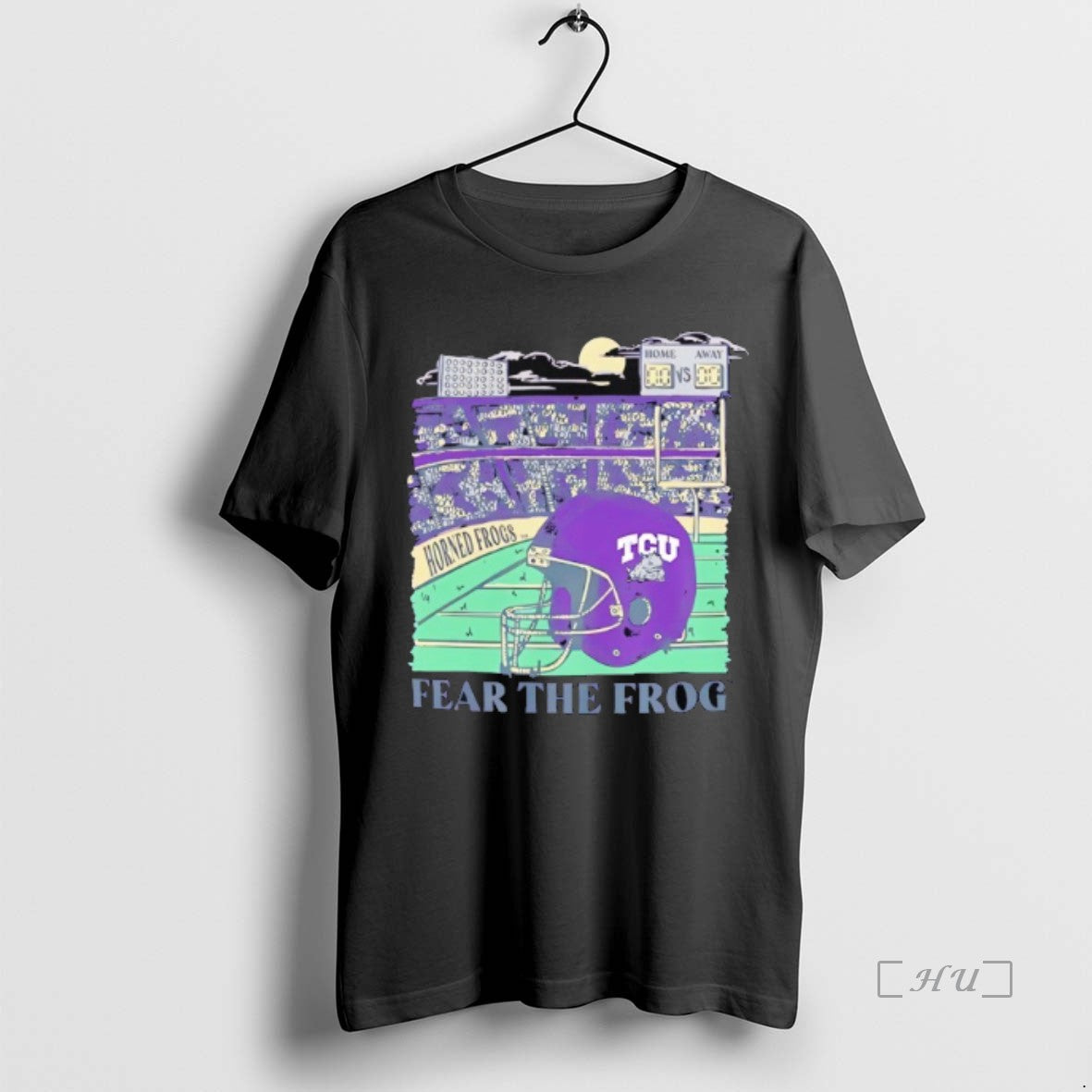 Officials Tcu Horned Frogs Football Fear The Frog Stadium Helmet T-Shirts, Hoodie, Sweatshirt | InkNestWear.com