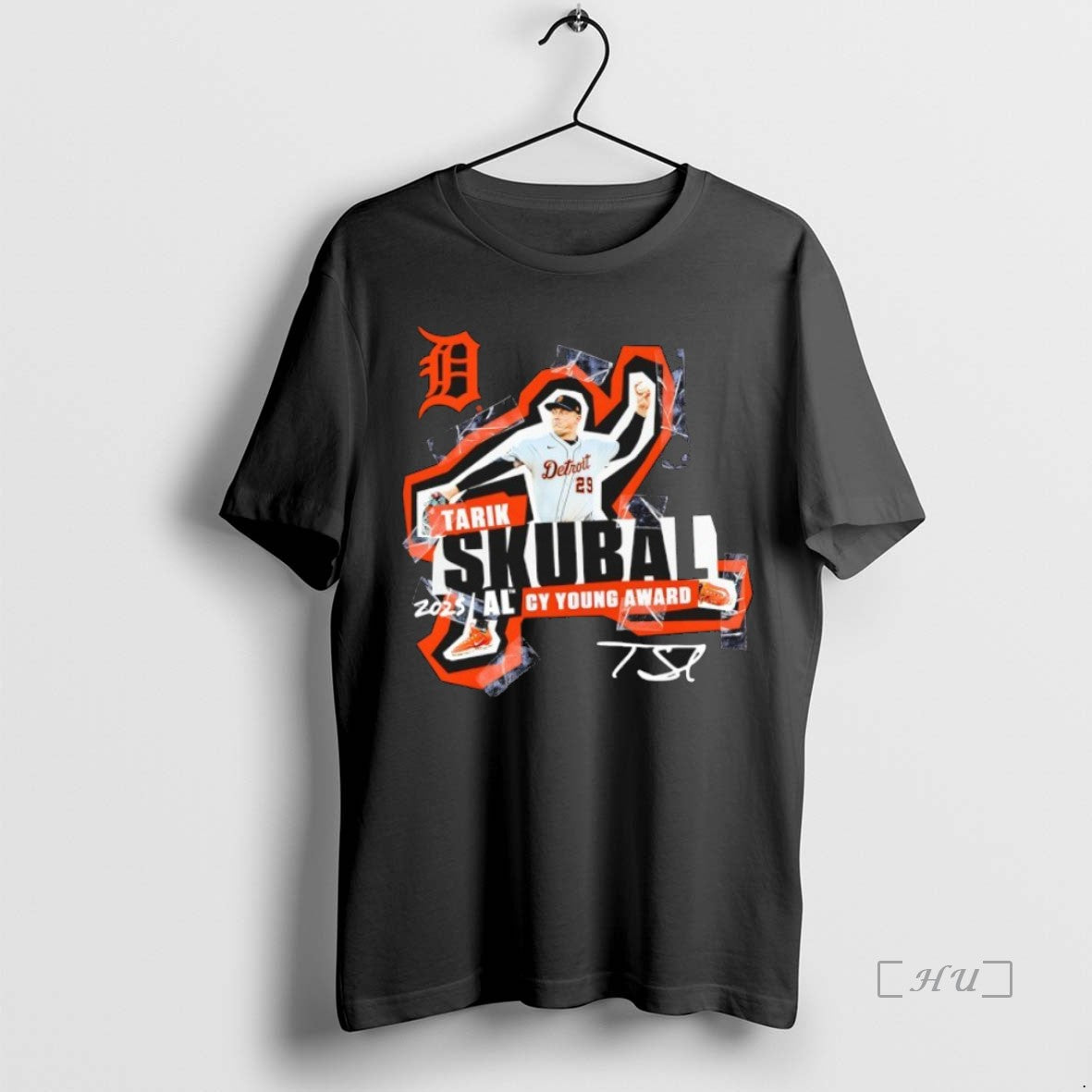 Officials Tarik Skubal Detroit Tigers 2025 American League Cy Young Award Winner Signature Premium T-Shirts, Hoodie,...