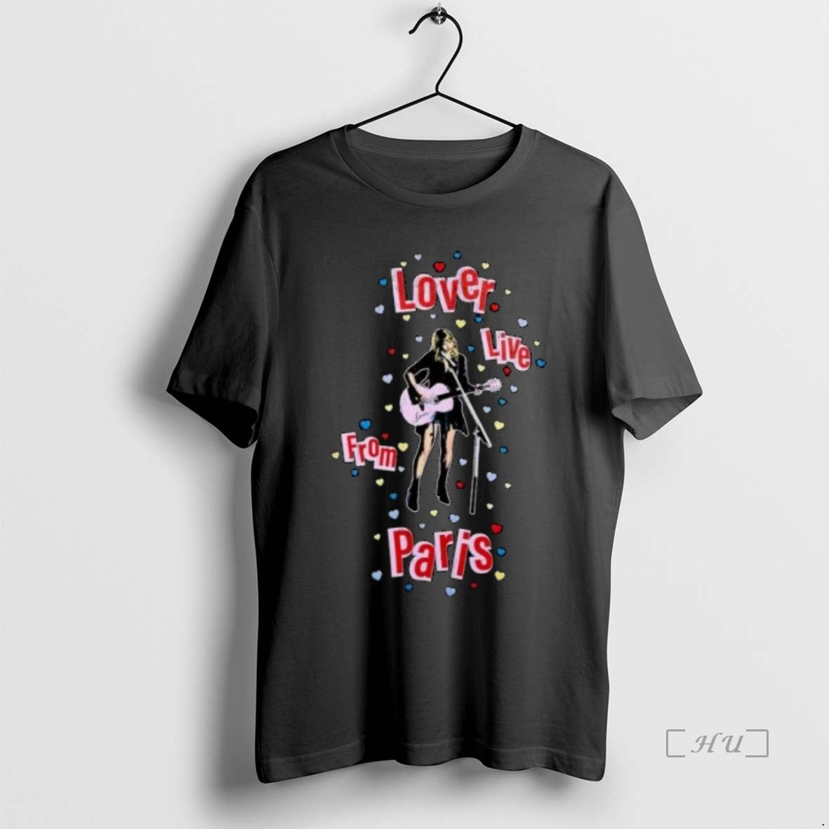 Officials Taylor Lover Live From Paris Circle Black T-Shirts, Hoodie, Sweatshirt | InkNestWear.com