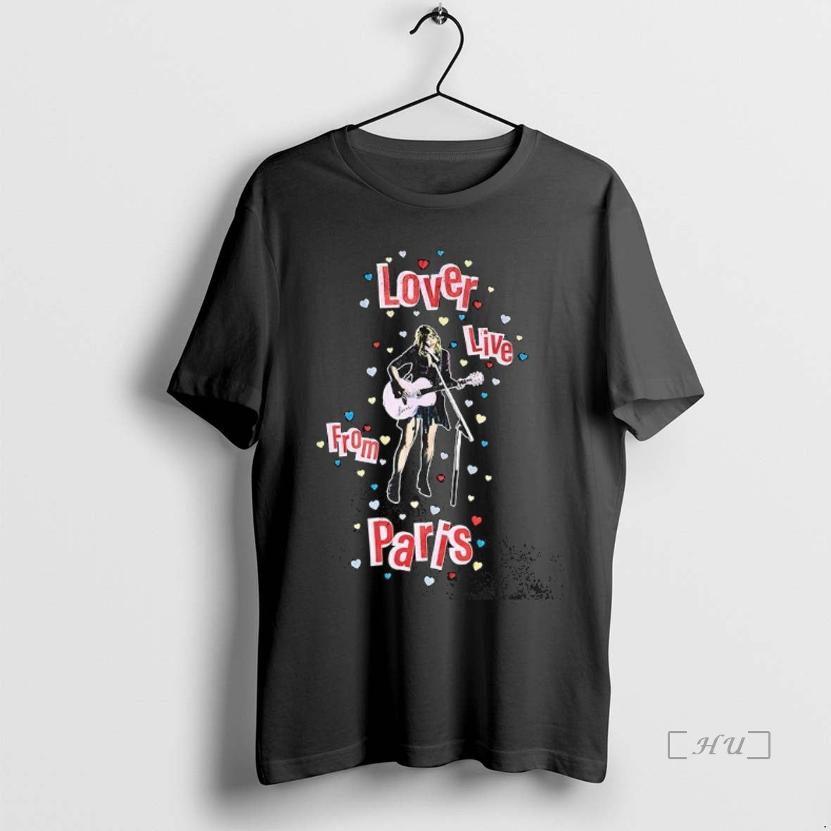 Officials Taylor Lover Live From Paris 2025 Heart T-Shirts, Hoodie, Sweatshirt | InkNestWear.com