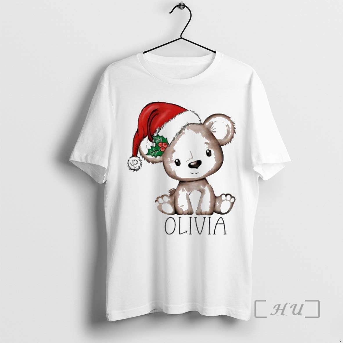 Officials Teddy Bear Xmas Babys First Christmas Personalized Ornaments White T-Shirts, Hoodie, Sweatshirt | InkNestWear.com
