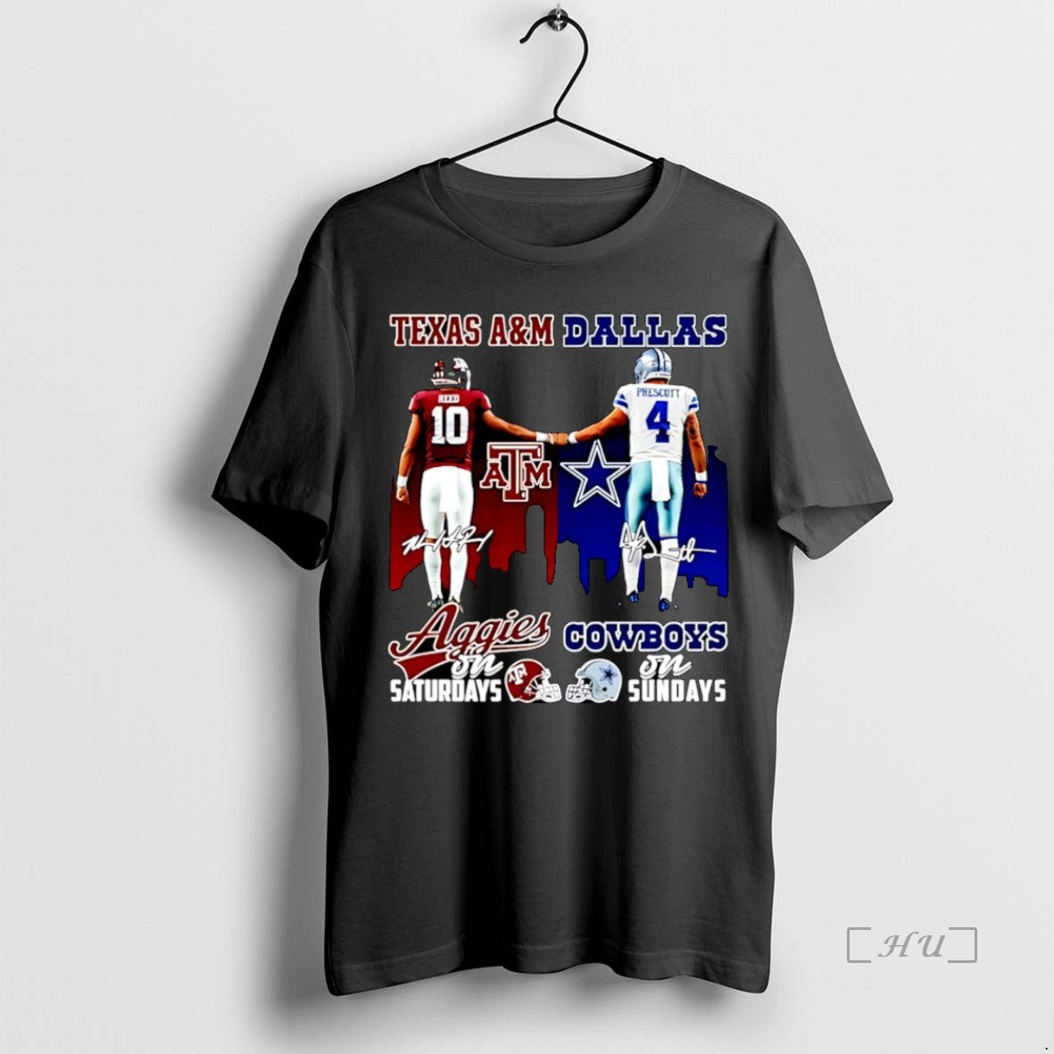 Officials Texas Am Aggie On Saturdays And Dallas Cowboys Dak Prescott On Sundays Christmas Premium T-Shirts, Hoodie,...