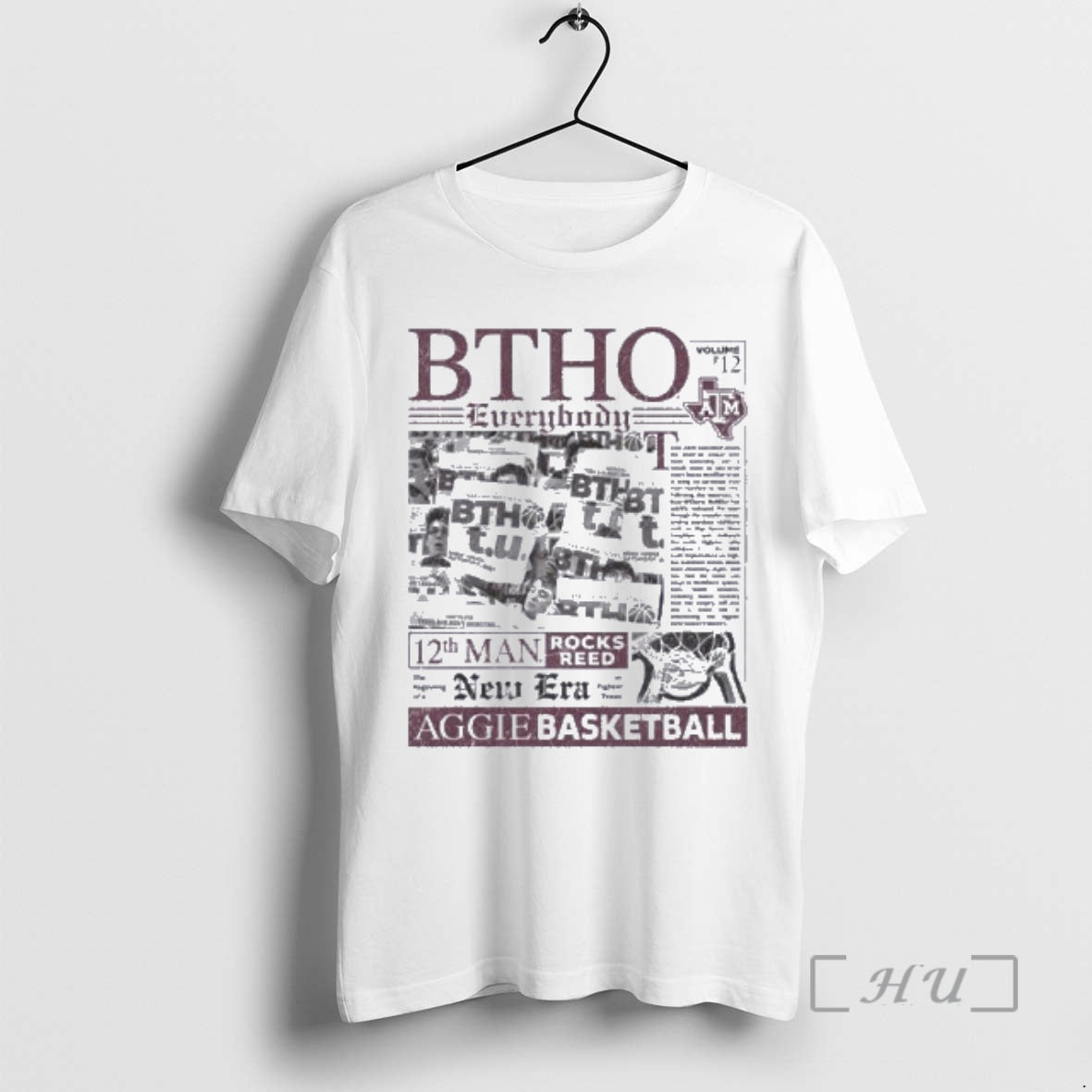 Officials Texas Am Aggies Basketball Newspaper T-Shirts, Hoodie, Sweatshirt | InkNestWear.com