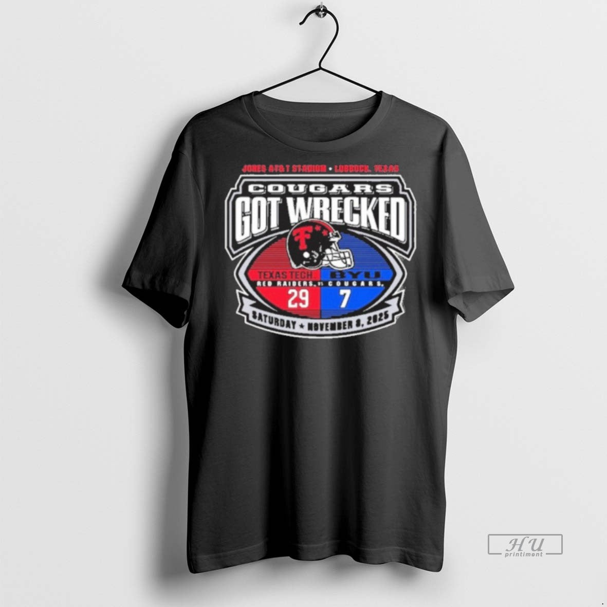 Officials Texas Tech Red Raiders 2025 Cougars Got Wrecked Byu Gameday Score 29 7 Lubbock T-Shirts, Hoodie, Sweatshirt