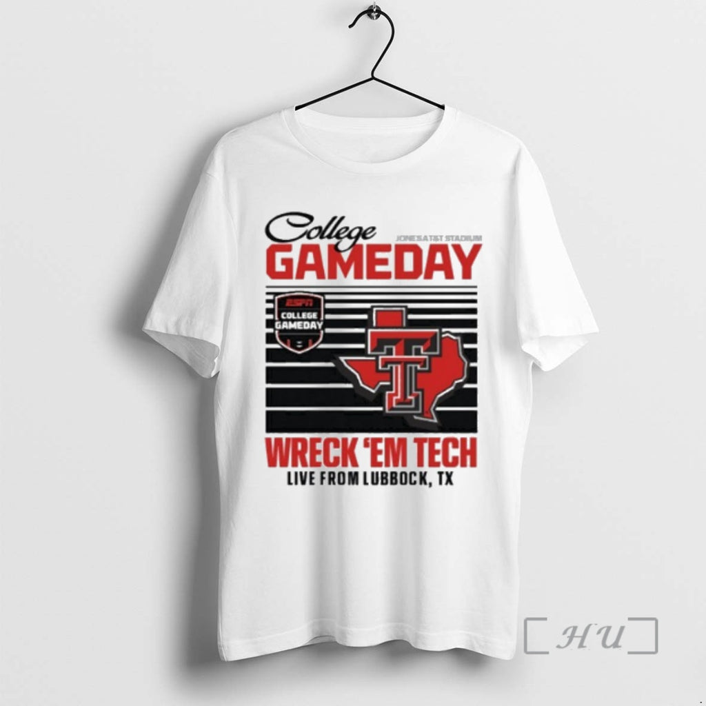 Officials Texas Tech Red Raiders College Gameday Wreck Em Live From Lubbock Tx Premium T-Shirts, Hoodie, Sweatshirt