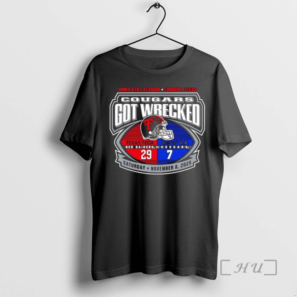 Officials Texas Tech Red Raiders Victory Over Byu Cougars Got Wrecked Helmet Premium T Shirts Hoodie, Sweatshirt