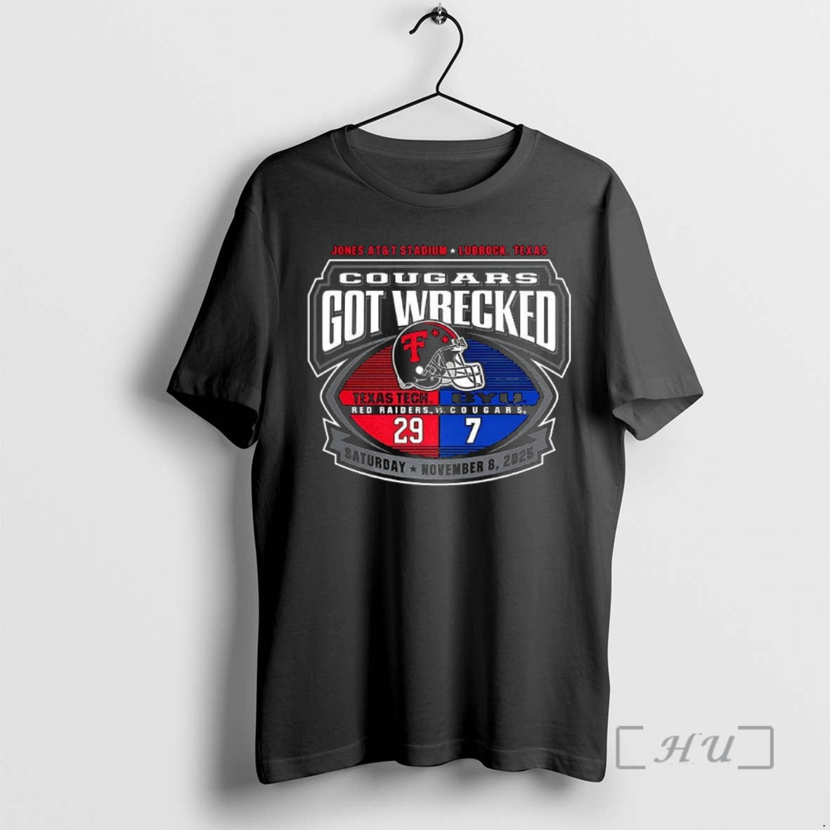 Officials Texas Tech Red Raiders Vs Byu Cougars Ncaa Got Wrecked Jones At And T-Shirts, Hoodie, Sweatshirt | InkNestWear.com