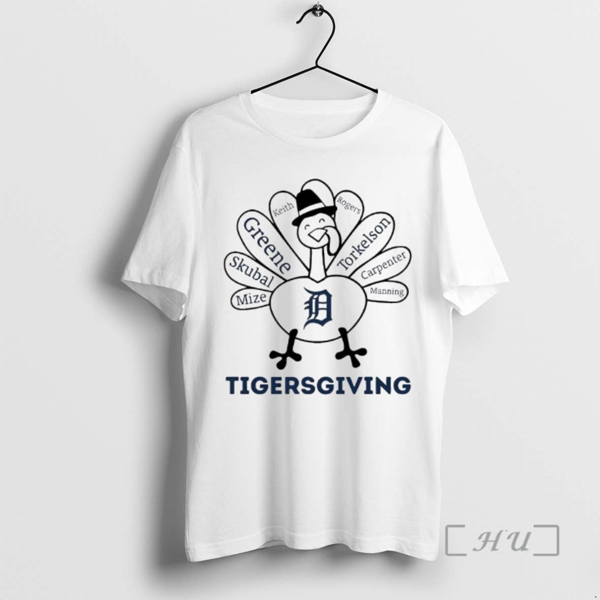 Officials Thanksgiving With Detroit Tigers Heroes T-Shirts, Hoodie, Sweatshirt | InkNestWear.com