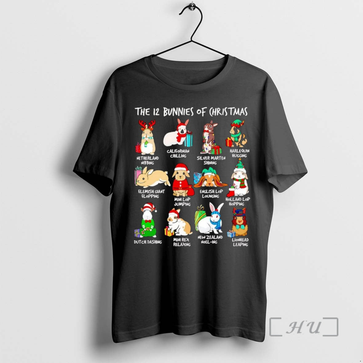 Officials The 12 Bunnies Of Christmas T-Shirts, Hoodie, Sweatshirt | InkNestWear.com
