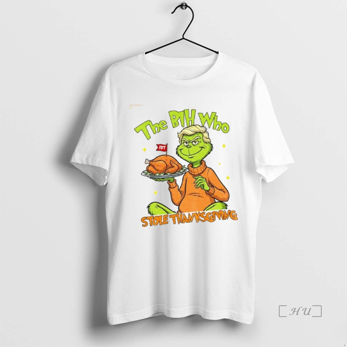 Officials The Bih Who Stole Thanksgiving Trump Grinch Meme T-Shirts, Hoodie, Sweatshirt | InkNestWear.com