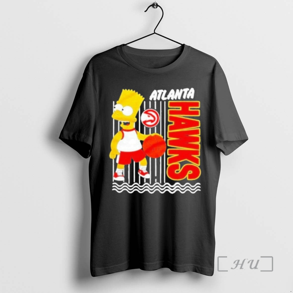 Officials The Bart Simpson X Atlanta Hawks Nba Mashup Premium T-Shirts, Hoodie, Sweatshirt | InkNestWear.com