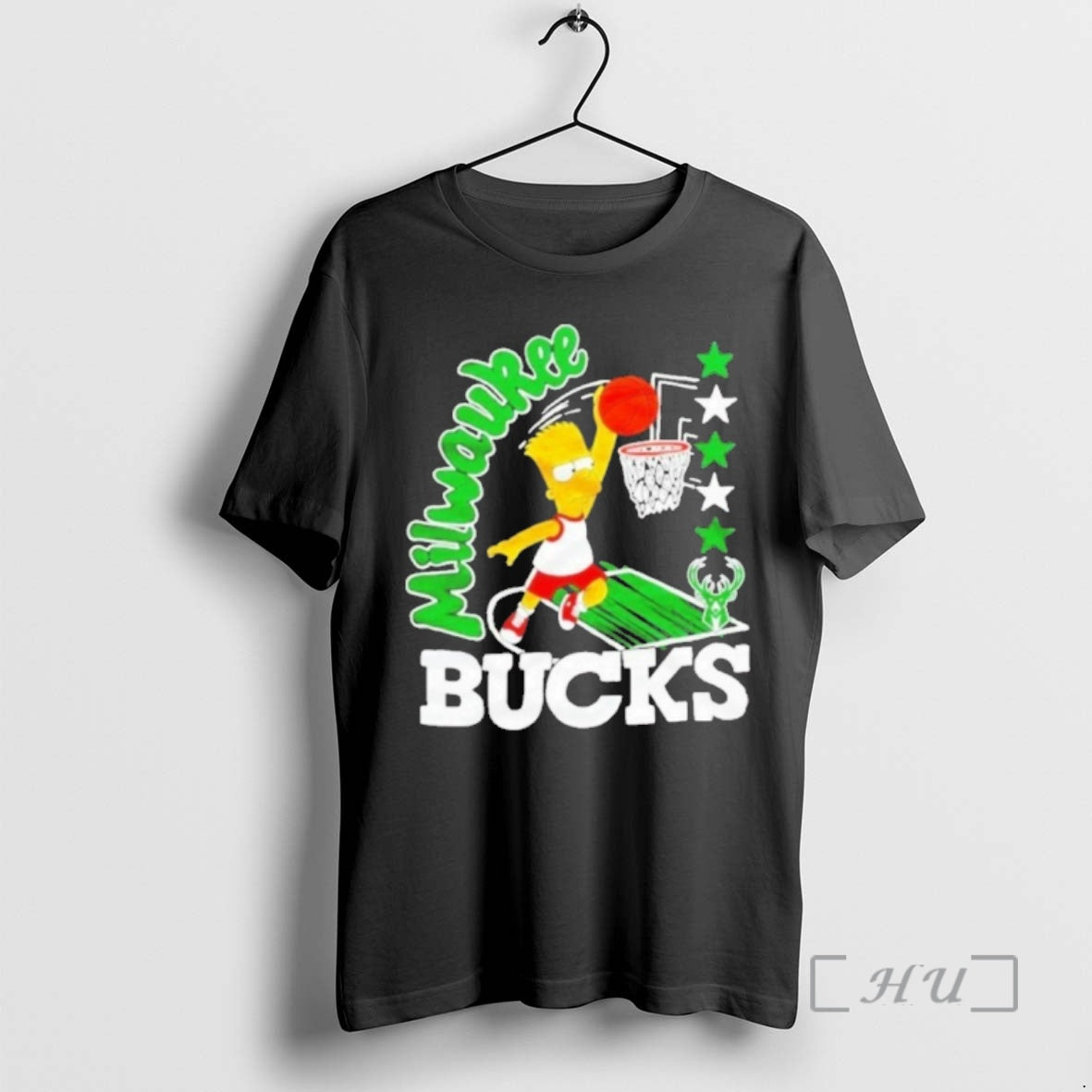 Officials The Bart Simpson X Milwaukee Bucks Nba T-Shirts, Hoodie, Sweatshirt | InkNestWear.com