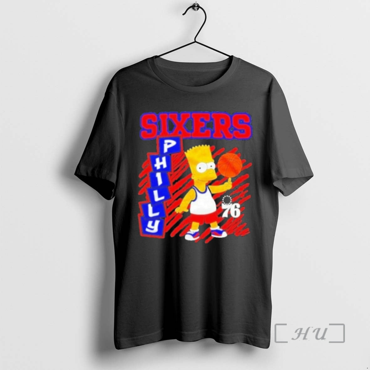 Officials The Bart Simpson X Philadelphia 76ers Nba T-Shirts, Hoodie, Sweatshirt | InkNestWear.com
