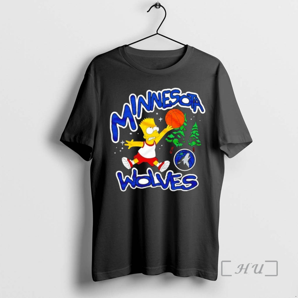 Officials The Bart Simpson X Minnesota Timberwolves Nba Mashup T-Shirts, Hoodie, Sweatshirt | InkNestWear.com
