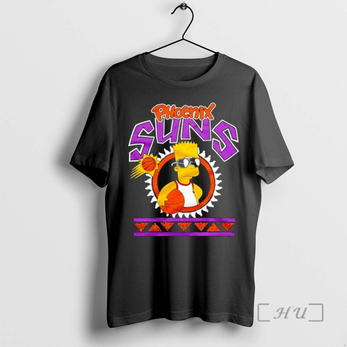 Officials The Bart Simpson X Phoenix Suns Nba Mashup T-Shirts, Hoodie, Sweatshirt | InkNestWear.com