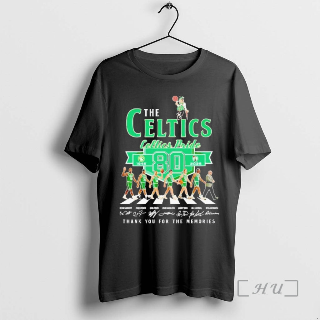 Officials The Boston Celtics Celtics Pride 80th Anniversary 1946 2026 Thank You For The Memories T-Shirts, Hoodie, Sweatshirt