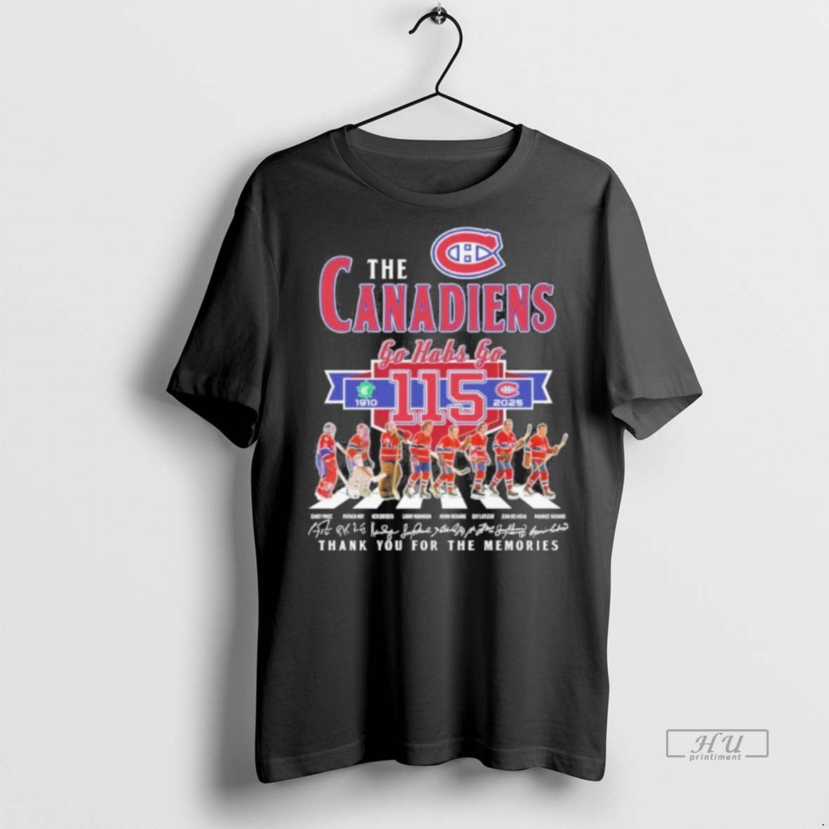 Officials The Canadiens Abbey Road 115 Years 1910 2025 Go Habs Go Premium T-Shirts, Hoodie, Sweatshirt | InkNestWear.com