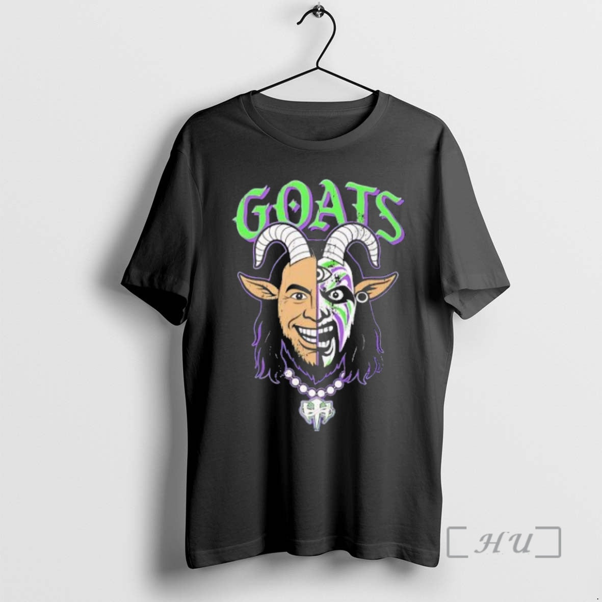 Officials The Hardys The Goats Half Face Black T-Shirts, Hoodie, Sweatshirt | InkNestWear.com