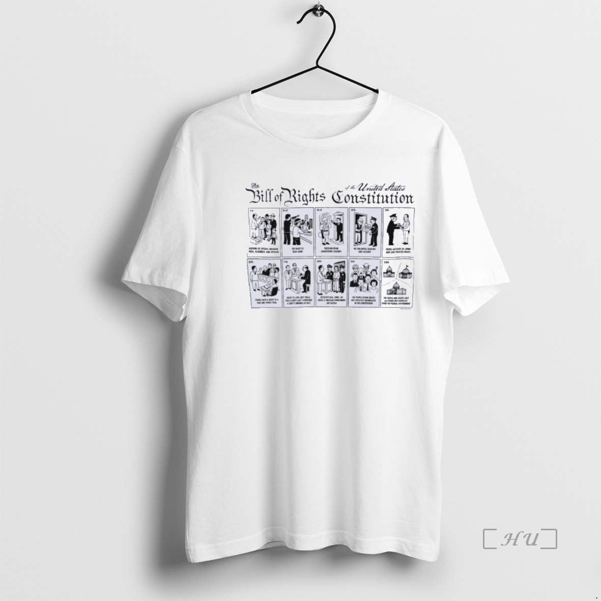 Officials The Illustrated Bill Of Rights Ringer T-Shirts, Hoodie, Sweatshirt | InkNestWear.com