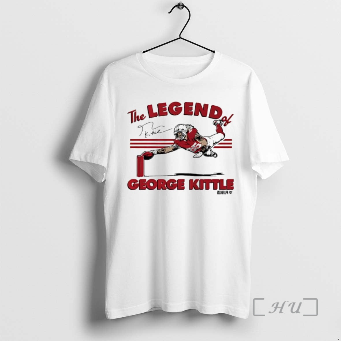 Officials The Legend Of George Kittle Signature T-Shirts, Hoodie, Sweatshirt | InkNestWear.com
