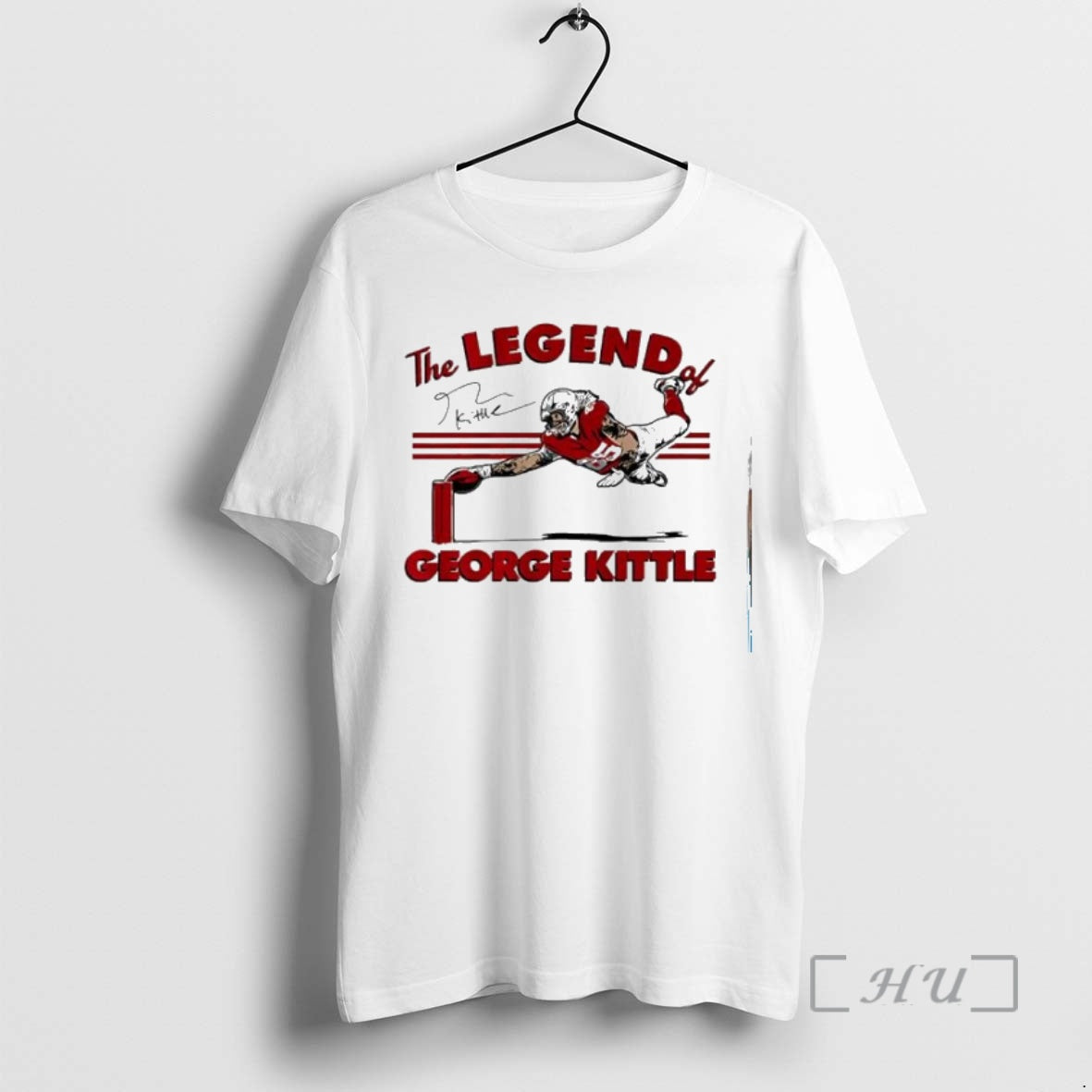Officials The Legend Of George Kittle Signature Football T-Shirts, Hoodie, Sweatshirt | InkNestWear.com