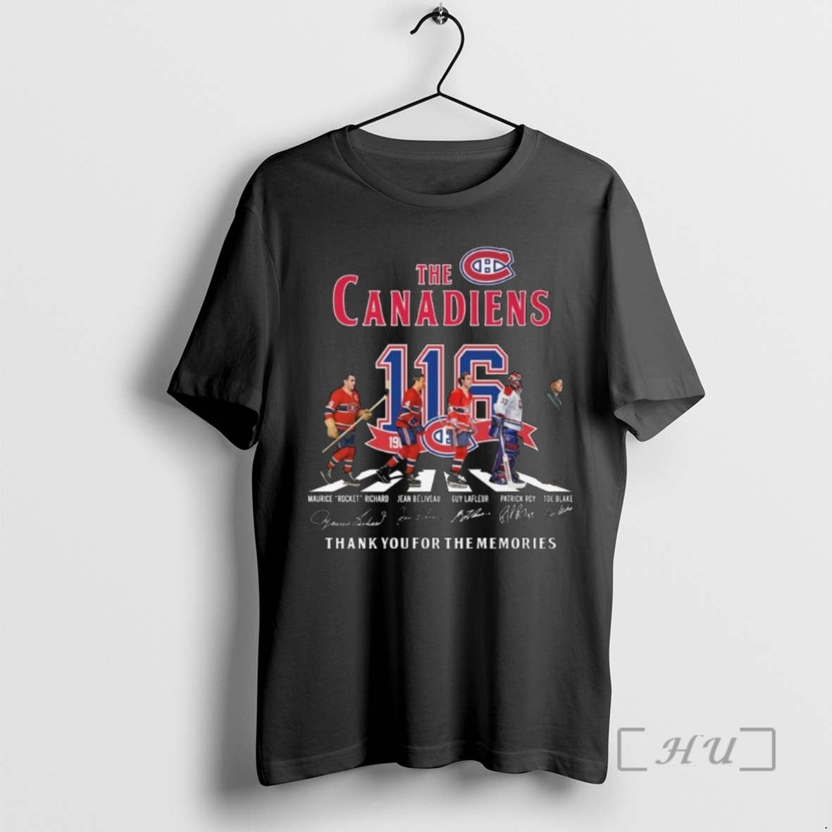 Officials The Montreal Canadiens 116th Abbey Road Thank You For The Memories Signatures 2025 Premium T-Shirts, Hoodie,...